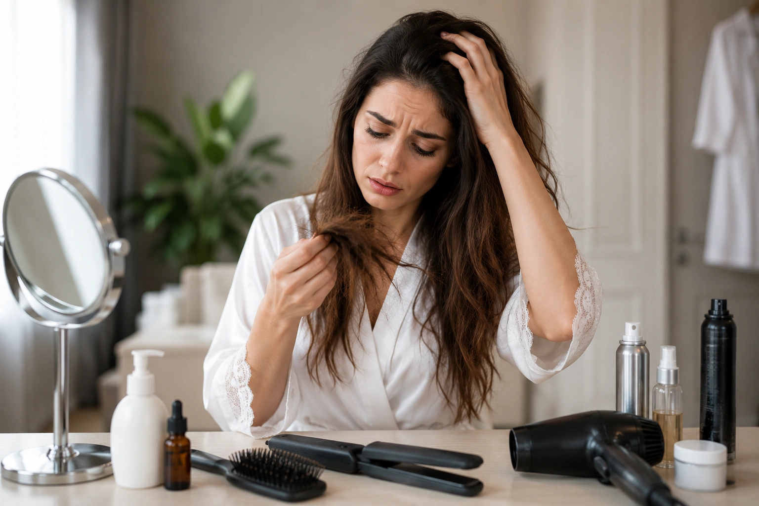 اشتباهاتی که میتوانند سلامت مو را قبل از مراسم کاهش دهند