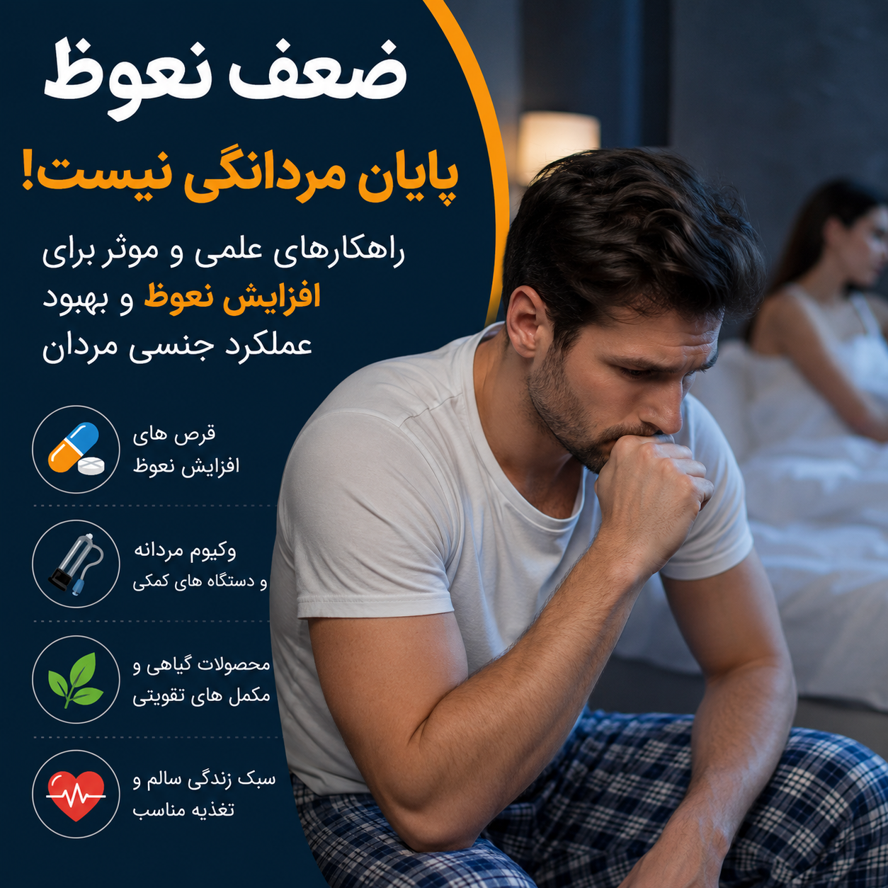 مشاوره درباره ضعف نعوظ و زودانزالی مردان