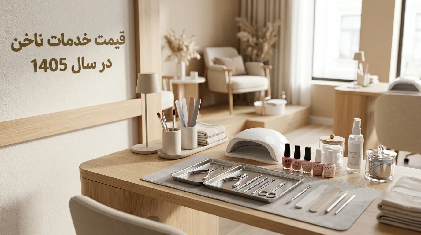 قیمت خدمات ناخن در سال 1405